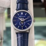 Swiss Quality Copy Patek Philippe Annual Calendar Calatrava Citizen Watch Blue Moon Dial